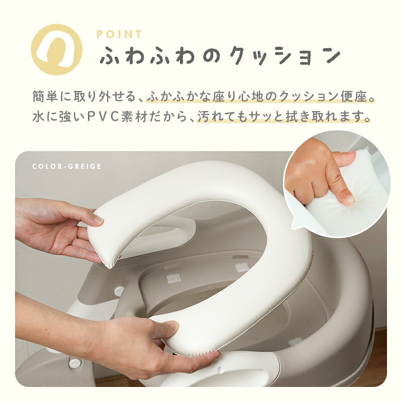 【20時~先着1,000枚!50%OFFクーポン】\おまるにもなる/2WAY補助便座 子供 トイレトレーニング トイトレ トイレ 練習 折りたたみ おまる ステップ 補助 便座 コンパクト 簡単組み立て 滑り止め付き ステップ 踏み台 プレゼント ギフト 自立式 おしゃれ 軽量 - メイン画像 18