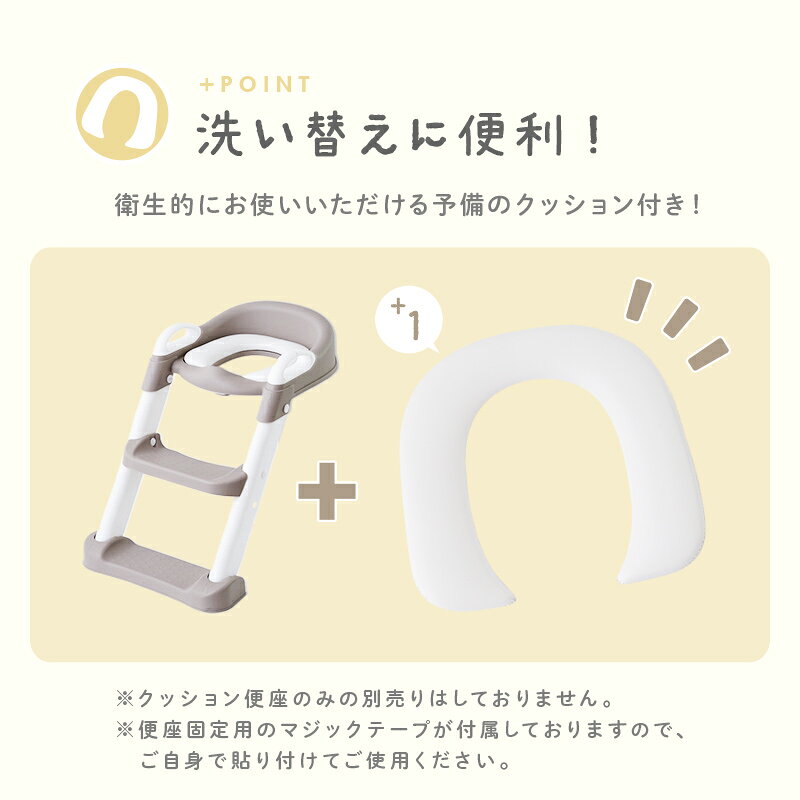 【20時~先着1,000枚!50%OFFクーポン】\おまるにもなる/2WAY補助便座 子供 トイレトレーニング トイトレ トイレ 練習 折りたたみ おまる ステップ 補助 便座 コンパクト 簡単組み立て 滑り止め付き ステップ 踏み台 プレゼント ギフト 自立式 おしゃれ 軽量 - メイン画像 19