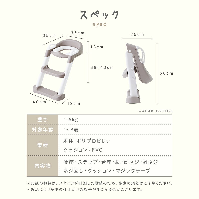 【20時~先着1,000枚!50%OFFクーポン】\おまるにもなる/2WAY補助便座 子供 トイレトレーニング トイトレ トイレ 練習 折りたたみ おまる ステップ 補助 便座 コンパクト 簡単組み立て 滑り止め付き ステップ 踏み台 プレゼント ギフト 自立式 おしゃれ 軽量 - メイン画像 23