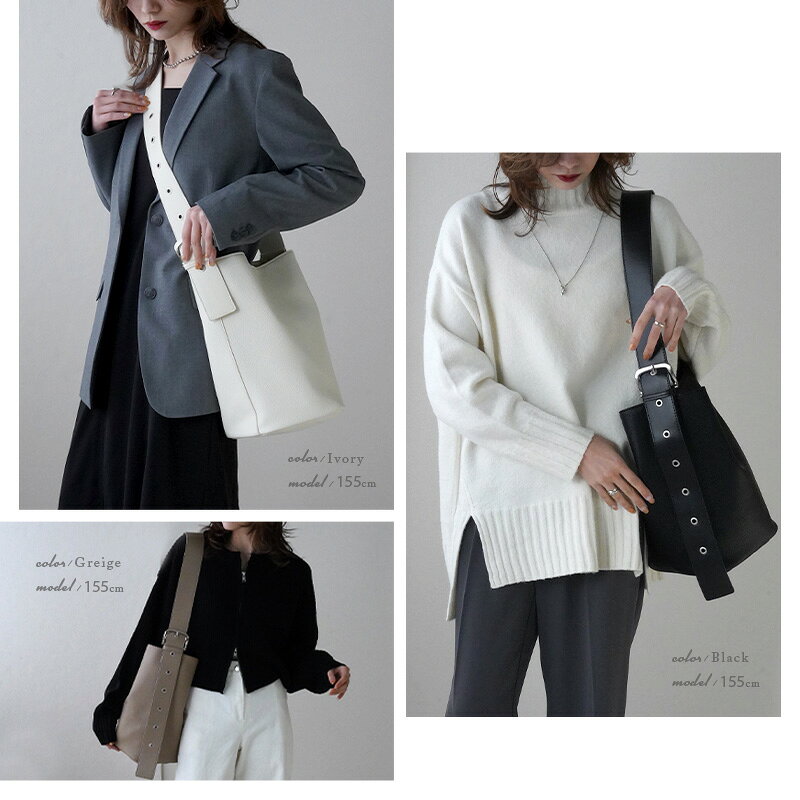 【20時~先着1,000枚!50%OFFクーポン】\リニューアル/2WAY ショルダーバッグ バケツ型 バッグ ショルダー レディース トートバッグ ワンハンドル ワンショルダー ミニショルダー ボンサック 通勤 通勤バッグ 大容量 斜め掛け プレゼント - メイン画像 17