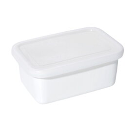 【9/18限定全品10％OFFクーポン♪ライズの日】 ＼選べる3サイズ／ 保存容器 ホーロー 作り置き保存容器 保存容器 四角 ホーロー容器 深型 蓋付き 食品保存容器 フードストッカー キャニスター フードコンテナ 作り置き おしゃれ 琺瑯 直火 オーブン 食洗機 耐熱容器 キッチン