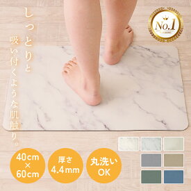 【200枚限定★30%OFF】珪藻土バスマット 柔らか ソフト ソフトタイプ 珪藻土バスマットソフト やわらか 洗濯 速乾 珪藻土マット ノンアスベスト 洗える バスマット 玄関マット おしゃれ 割れない 大きいサイズ 足拭き お風呂 脱衣所 吸水 60*40cm