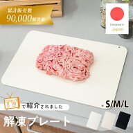 【50％OFFクーポン★9/11 01:59迄】 ＼ TVで紹介／ 解凍プレート 急速解凍 粗熱取り 解凍皿 解凍板 解凍 …