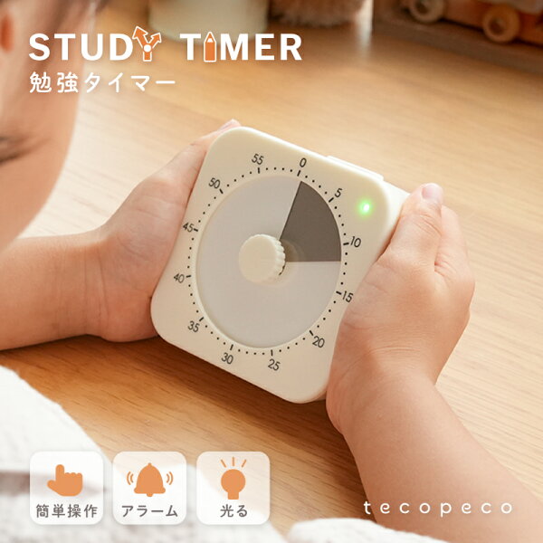 【1980円→1584円クーポン使用で 9/25 23:59迄】 勉強タイマー タイマー 子供 子ども 時計 知育 学習タイマー かわいい 勉強 サポート 集中力 消音 音なし 自宅学習 テレビ キッチンタイマー アナログ ゲーム カウント 料理 テレワーク 子ども用 小学生 簡単操作