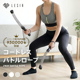 【100枚限定 100円OFFクーポン★3/11 1:59迄】コードレス バトルロープ 2本セット 接続可能 フィットネスバー アウトスティック 男女兼用 全身トレーニング 筋トレ フィットネス 有酸素運動 自宅 屋内屋外 クロスフィット 携帯型 ワークアウト ロープ トレーニング