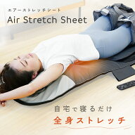 【50枚限定★40％OFFクーポン！ 4/17 23:59迄】ストレッチマット エアー ストレッチ シート 背中 腰 肩甲…