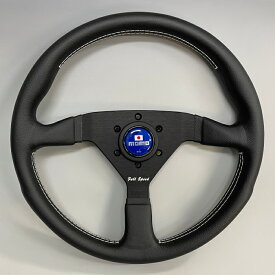 MOMO FULL SPEED WINNERS GRAND PRIX 348パイ ホワイトステッチ モモステアリング フルスピードウィナーズグランプリ348 フラットタイプ JAPAN仕様オリジナルモデル 正規輸入品