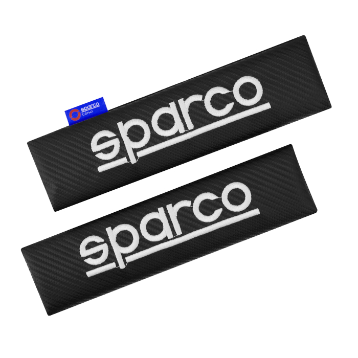 SPARCO CORSA シートベルト用 ショルダーパッド 2インチ カーボン調 ハーネス肩パッド スパルココルサ SPC1206CB-J CARBON