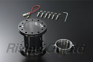 JDM アルミロングボススペーサー 80mm ブラック ステアリングポジションをレーシーにキメル!