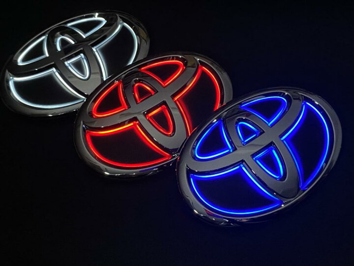 楽天市場】ジュナック LEDトランスエンブレムST for TOYOTA iQ KGJ 