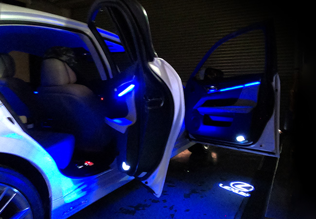 ジュナック リ・ザード アンビエントイルミネーション ホワイト・ブルー LEXUS GS用  JUNACK LEDZARD Ambient Illumination