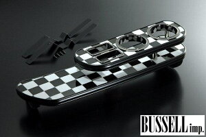 �o�b�Z�� �t�����g�i�r�e�[�u�� �`�F�b�J�[�t���b�O BMW MINI R50.R53 �~�j �����A�N�[�p�[�A�N�[�p�[S �i�n�b�`�o�b�N�j BUSSELL imp