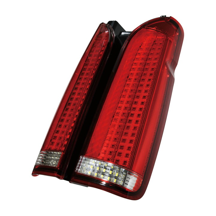 楽天市場】StellarV トヨタ ハイエース FULL LED 200 レッド【左右 
