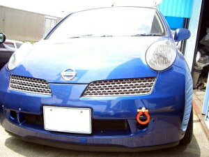 カワイ製作所 牽引フック フロント type可倒 NS0650-RFF-88 NISSAN マーチ K12 KAWAI WORKS