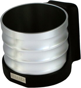 ALCABO(アルカボ) 車種専用ドリンクホルダー AUDI(アウディ) TTシリーズ クーペ・ロードスター 8J 右ハンドル車 モニターサイド シルバー カップ タイプ