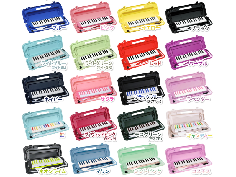 楽天市場】鍵盤ハーモニカ メロディピアノ ハードケース付き P3001-32K 