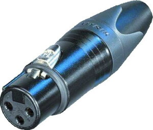NEUTRIK / �m�C�g���b�N NC3FXX-B �R�l�N�^�[ XLR�@���X�@�i�L���m���j�u���b�N�@�����b�L