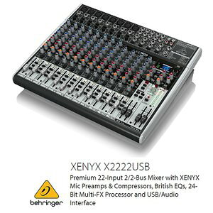 BEHRINGER/׃K[@X2222USB XENYX USBI[fBIC^[tF[X AiOE~LT[