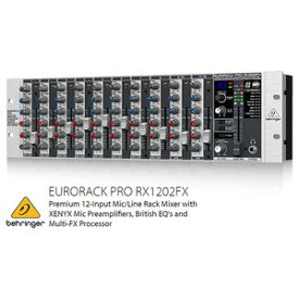 BEHRINGER/べリンガー RX1202FX V2 EURORACK PRO　12chラックマウントミキサー