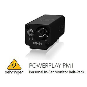 BEHRINGER/�׃����K�[ PM1 POWERPLAY �x���g�p�b�N�^ �����^�C���C���[���j�^�[
