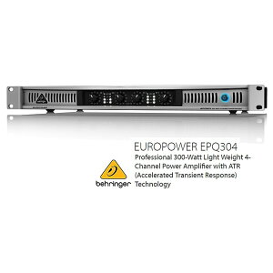 BEHRINGER/�׃����K�[�@EPQ304�@75W×4�i4��)�@4CH�E�}���`�`�����l���p���[�A���v�@EPQ304 EUROPOWER