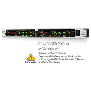 BEHRINGER/�׃����K�[�@2ch�R���v���b�T�[�@MDX2600 V2 COMPOSER PRO-XL