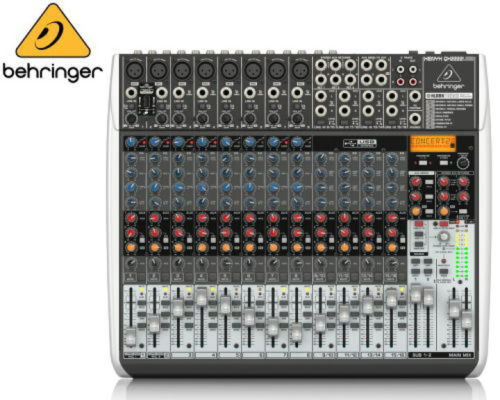 楽天市場】Behringer（ベリンガー）アナログミキサー QX2222 USB XENYX 