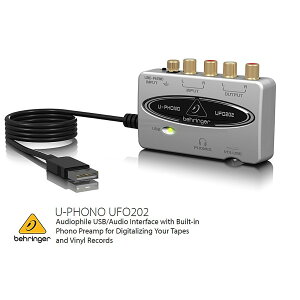 BEHRINGER/׃K[ UFO202 U-PHONO@tHmvAvUSBI[fBIC^[tF[X