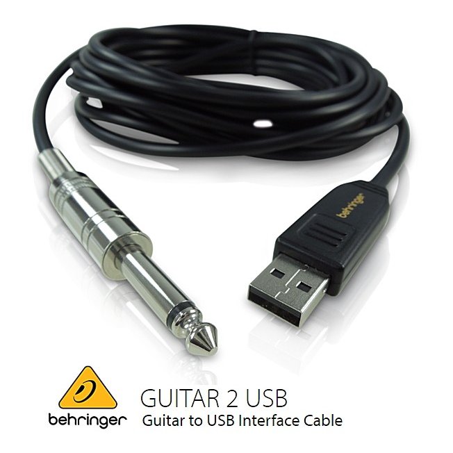 楽天市場】BEHRINGER/べリンガー ギター/ベース専用USBオーディオインターフェース・ケーブル GUITAR 2 USB : ＲＩＺＩＮＧ  楽天市場店