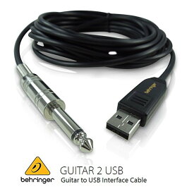 BEHRINGER/べリンガー　ギター/ベース専用USBオーディオインターフェース・ケーブル　GUITAR 2 USB