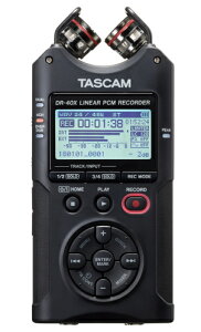 TASCAM/^XJ@DR-40X@4gbNfW^I[fBIR[_[/USBI[fBIC^[tF[X