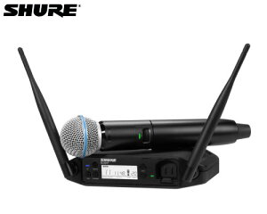 SHURE 2.4GHz�� GLXD24+J/B58-Z2�iBETA58A �{�[�J���}�C�N���z�� �n���h�w���h�^���C�����X�V�X�e���j