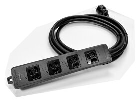 電源タップ　4口並行　20m（2PNCT/1.25SQ/3芯）音響用・卓周りに！【特注ケーブル】