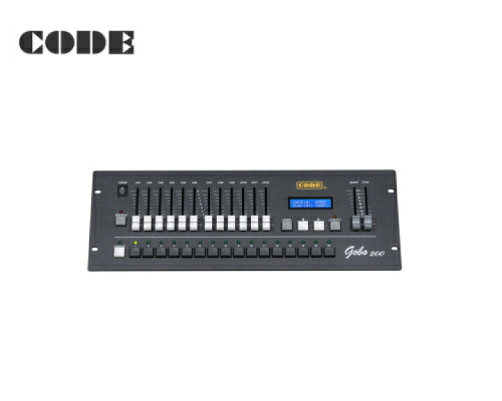 楽天市場】CODE GOBO-200 DMXライティングコンソール 照明卓・ミキサー 