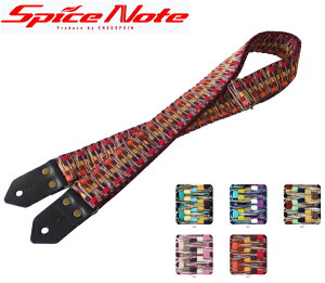 ��Spice Note�� ES-G40HS �gHippyShake�h �M�^�[�E�x�[�X �X�g���b�v �X�p�C�X�m�[�g STRAP