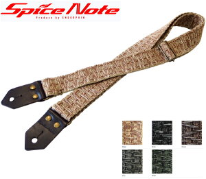 ��Spice Note�� �gEarthShaggy�h ES-G40ES �M�^�[�E�x�[�X �X�g���b�v �X�p�C�X�m�[�g STRAP