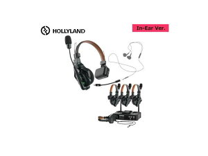 HOLLYLAND�i�z�[���[�����h�j Solidcom C1 Pro-Hub 4S�@���C�����X�C���J���w�b�h�Z�b�g�V�X�e���i5�l�p�j�yIn-Ear�o�[�W�����z