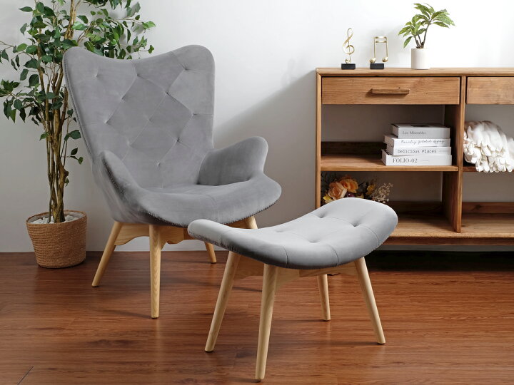 楽天市場】Contour Chair（コンターチェア） ベルベット調 全2色 