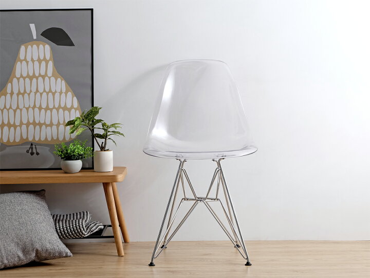 楽天市場】イームズ シェルチェア DSR クリア Shell Chair ダイニング 