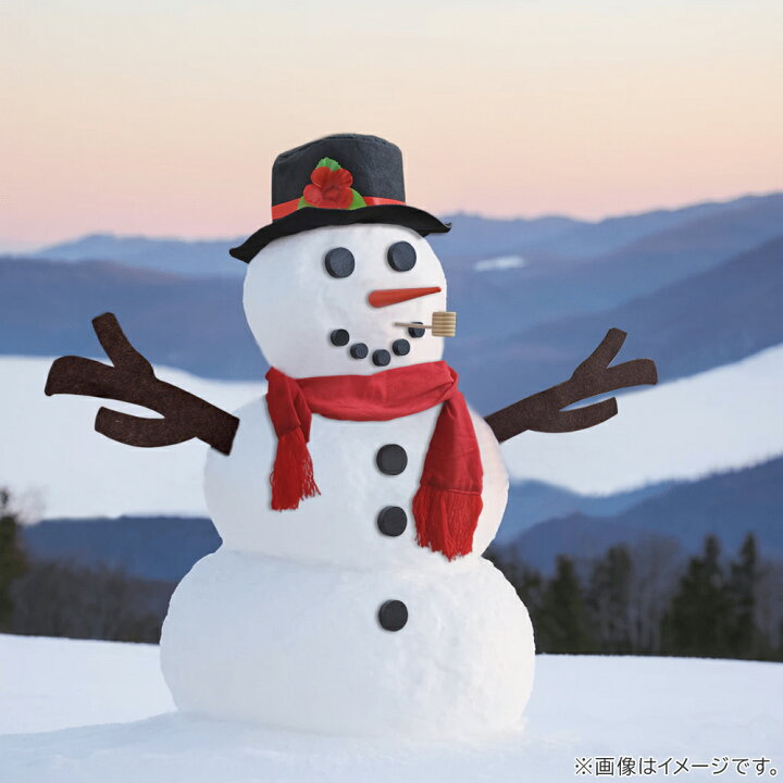 楽天市場】雪だるま デコレーションキット クリスマス 飾り 冬 手作り  