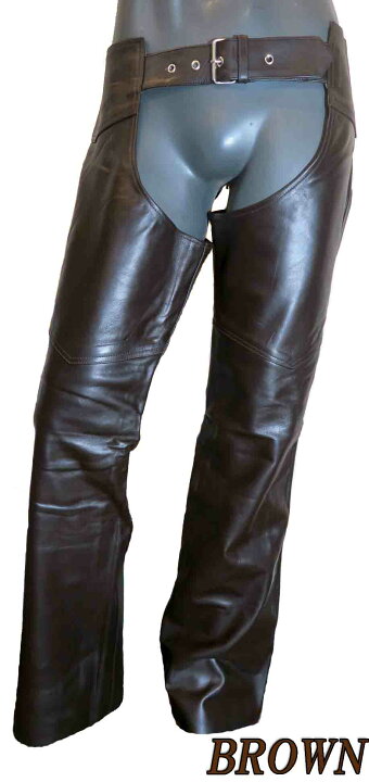 楽天市場】チャップス 本革 牛革 レザー 茶色 ブラウン バイカー 