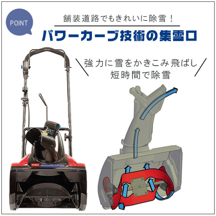 楽天市場】【楽天1位】 【動画有り】電動 除雪機 Toro 18インチ パワー 