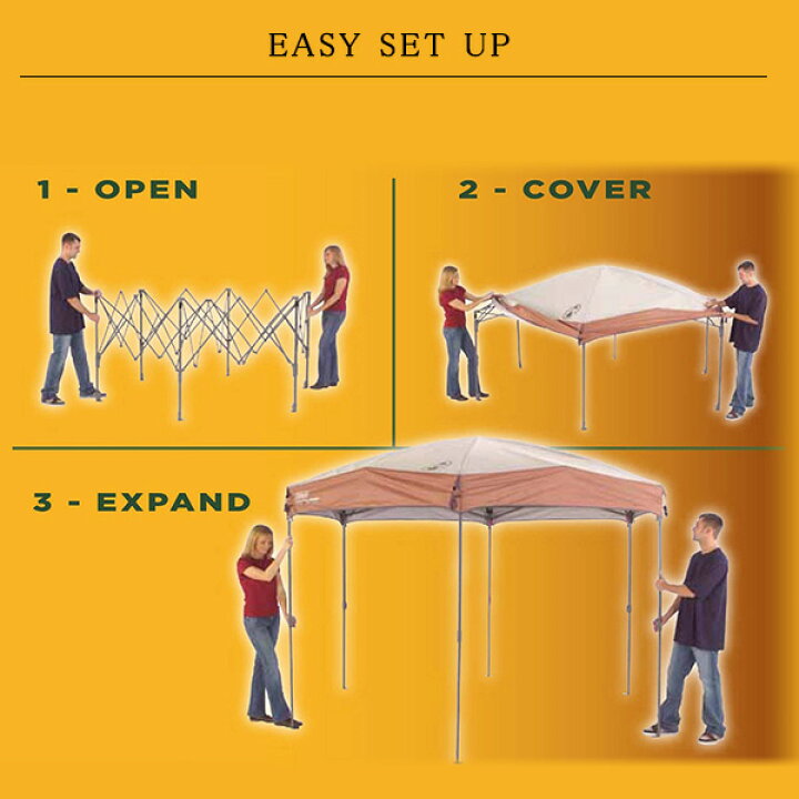 楽天市場】コールマン 12x10 インスタント スクリーン キャノピー  