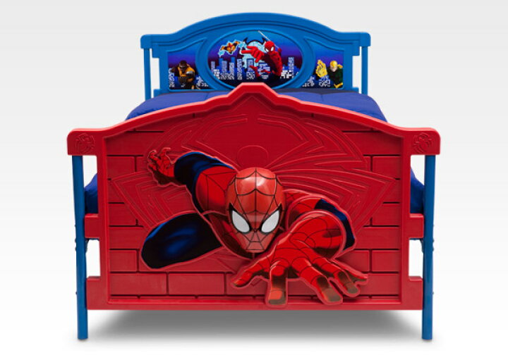 楽天市場 在庫有り Marvel スパイダーマン 3d ツインベッド トドラーベッド キッズ 子供用 幼児用 ベッド 子供用ベッド 子供用家具 子供部屋 アメイジングスパイダーマン Delta デルタ Marvel Spider Man 3d Twin Bed r Baby 1号店