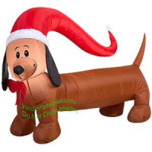 y݌ɗLz_bNXth NX}X GA[o[ D GA[u[ p[eB[ NX}X a p[eB[ObY fR[V Cxg Gemmy Airblown Christmas Inflatables Weiner Dog