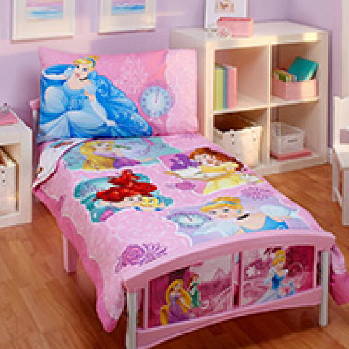 楽天市場 在庫有り ディズニー プリンセス トドラーベッディング4点セット シンデレラ ラプンツェル アリエル ベル ベッドカバー 掛布団 シーツ 枕カバー セット 子供部屋 子供用布団 子供用寝具 キッズ ジュニア 寝具 Disney Princess Toddler Bedding Set r
