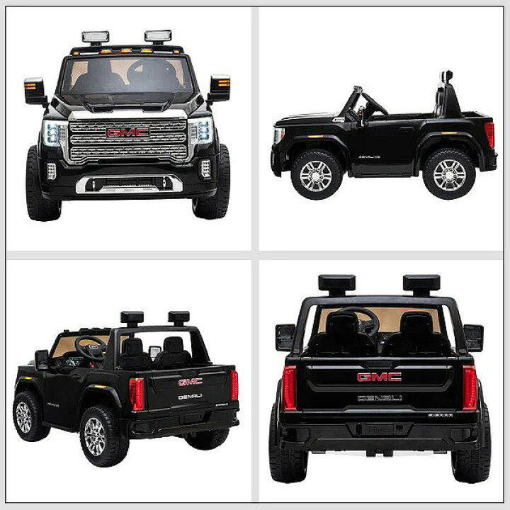 楽天市場】【お取り寄せ】Aosom 12V GMC シエラ HD ライドオン カー 