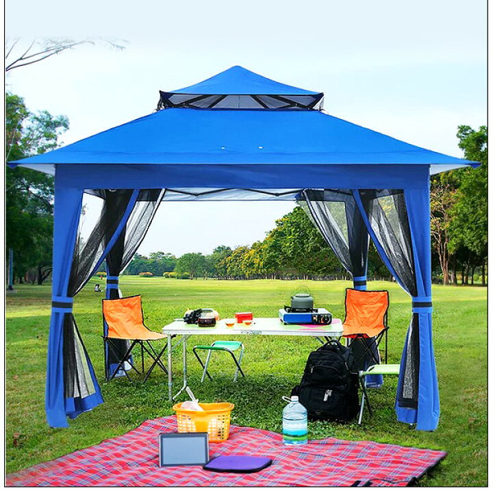 楽天市場】【在庫有り】ABCCANOPY ガゼボ テント 3.9×3.9×2.7m 