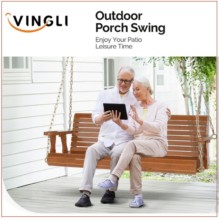 楽天市場】【楽天1位】 【在庫有り】【3人用スイング】VINGLI ウッド 