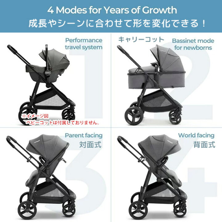 楽天市場】【お取り寄せ】Mompush Wiz 2-in-1 コンバーチブル ベビー 